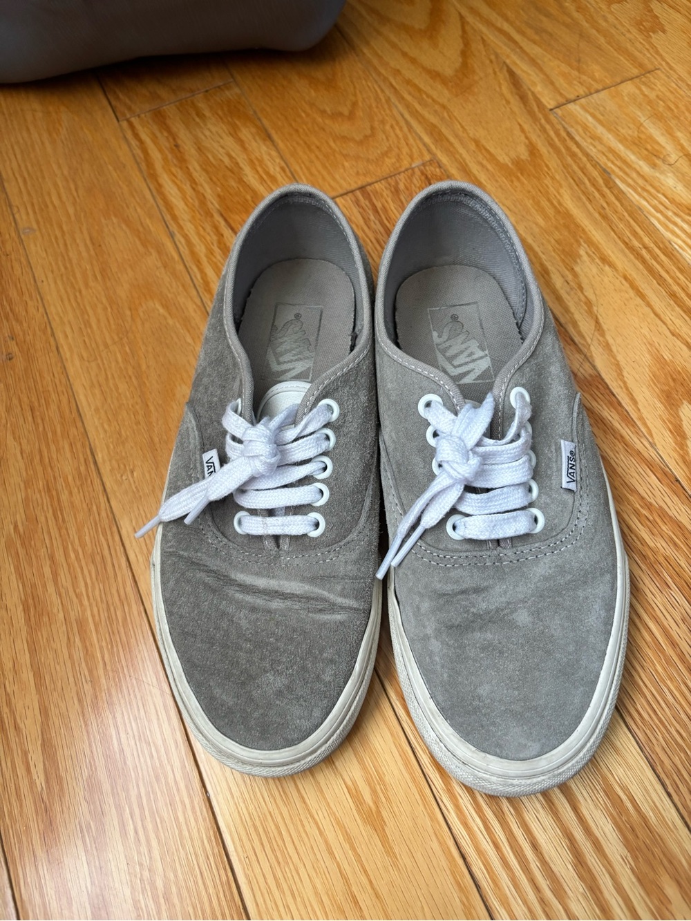 Vans Gray Suede Authentic Sneakers